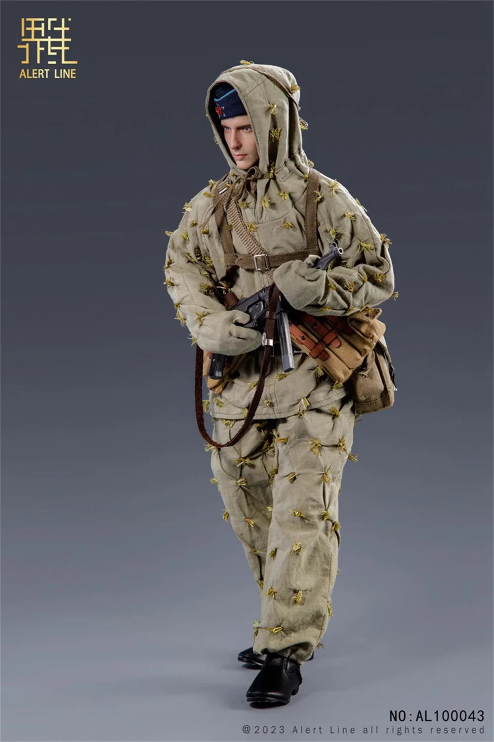 Red Alert WWII Series Soviet Soldier Doll Conjunto completo, brinquedos de ação russos, presente modelo para fãs, coletar fãs, AL100043, 1:6, grandes vendas