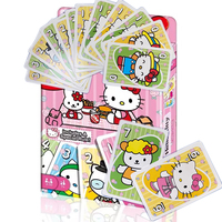 Anime Cartoon  Hello Kitty Board Game  Figure Pattern Family Funny Entertainment uno Cards Games Christmas Gifts