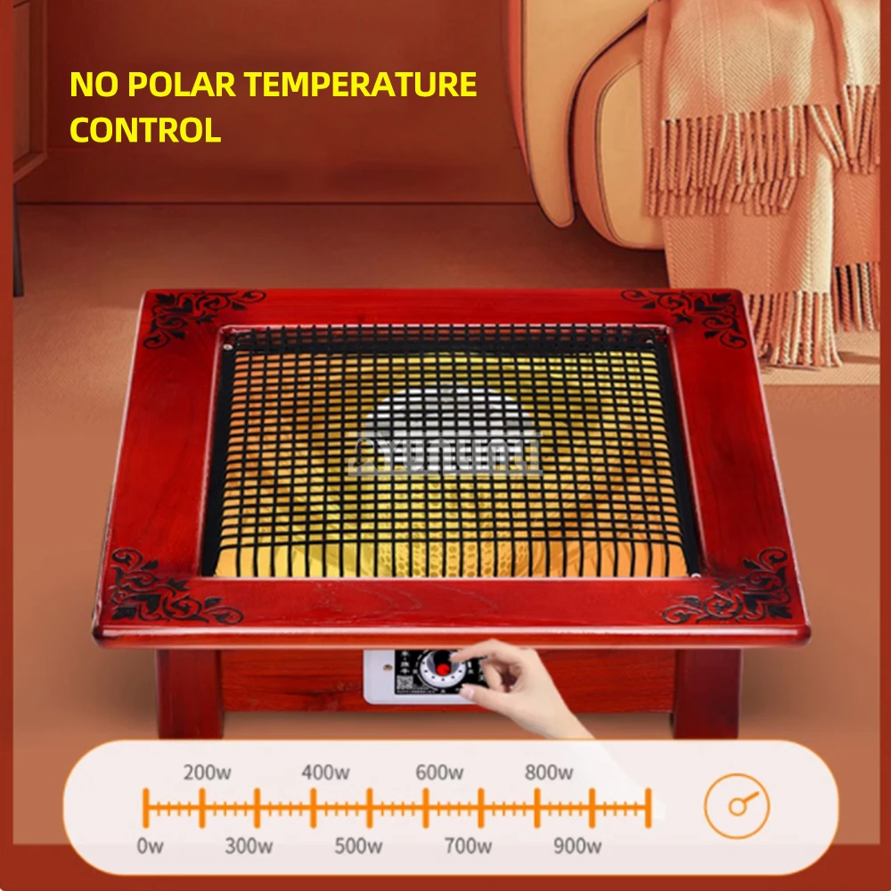 เครื่องอุ่นเท้าประหยัดพลังงาน Calefactor Electrico Para Habitación เครื่องทําความร้อนไม้ในครัวเรือน เครื่องทําความร้อนเตาไฟฟ้า