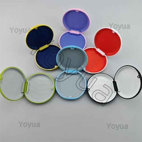 Imagen 2 del producto Caja de almacenamiento de retenedores de ortodoncia de 20 piezas, contenedor protector bucal para dentadura postiza, caja de plástico para organizar la higiene bucal