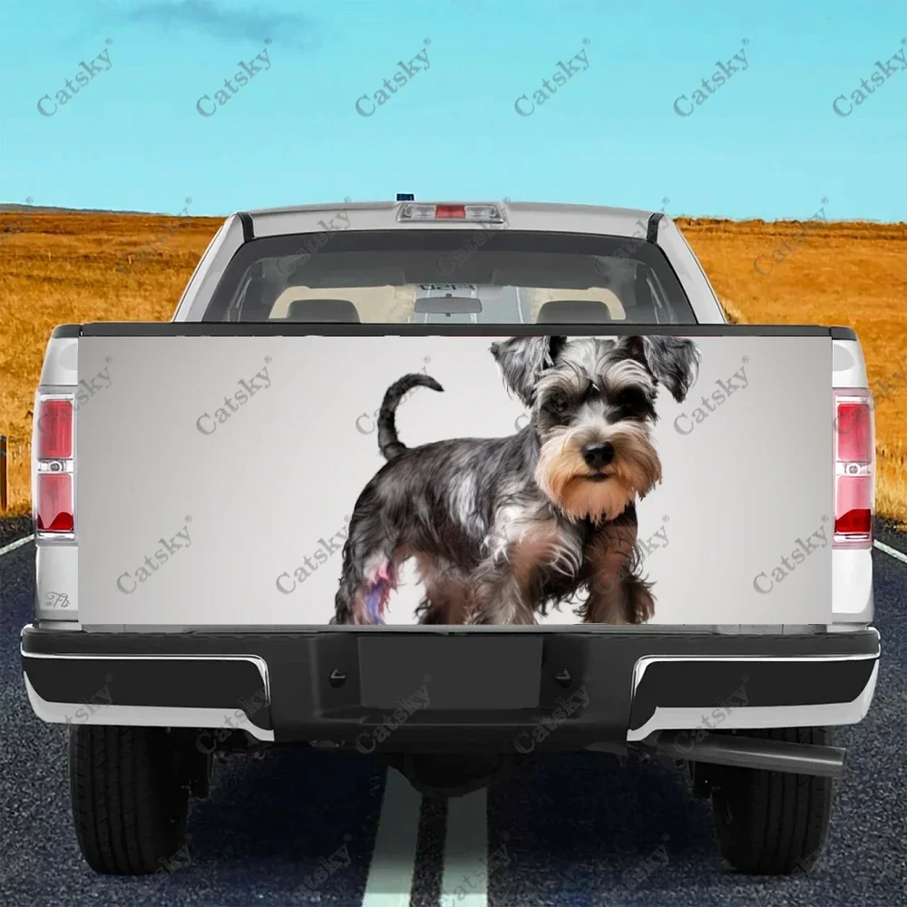 Schnauzer Animal Dog Car stickers rear modification accessories vinyl suitable for cars trucks off-road vehicles SUV stickers