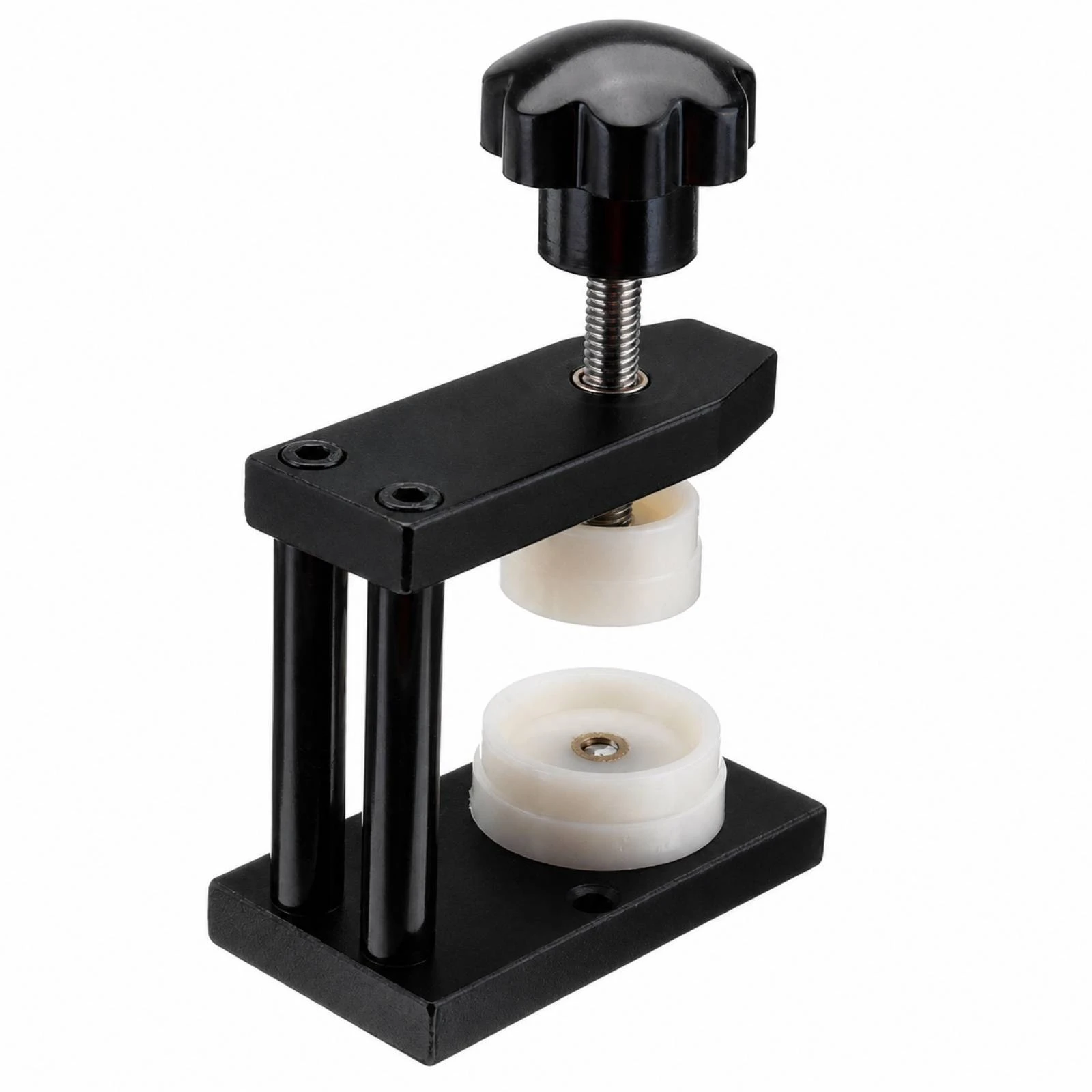 Watch Case-Back Press Sturdy Screw-Driven Watch Press with Interchangeable Dies Professional Universal Compatibility