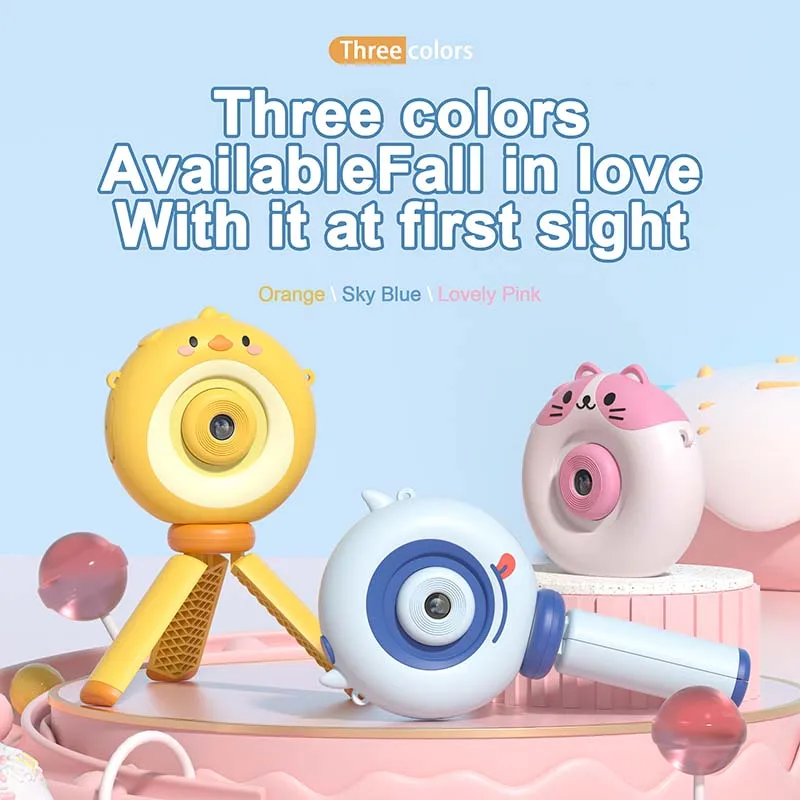 Zabawkowa cyfrowa kamera wideo dla dzieci dziewczynki chłopcy maluch dzieci urodziny prezent na boże narodzenie maluch nastoletnie prezenty na zewnątrz różowy niebieski