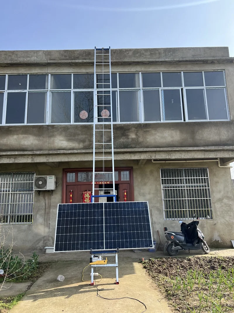 Helplift Hidráulica Elevador De Carga Elétrica, Elevador De Escada De Alumínio, Elevador Do Painel Solar, Alta Qualidade