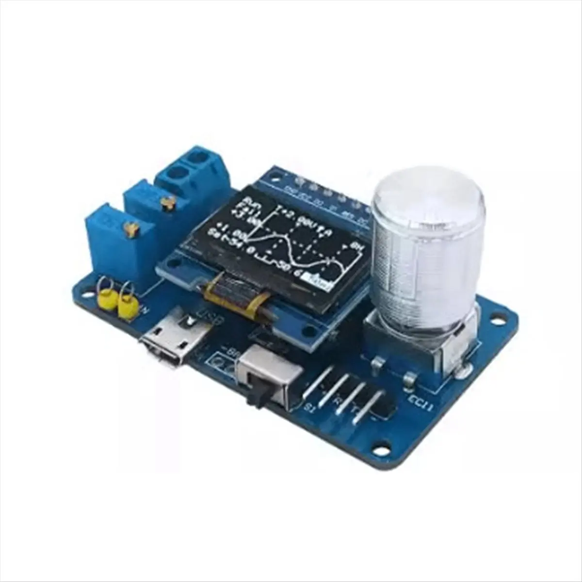 ABPP DIY Mini Digital Oscilloscope Kit STC8K8A Microcontroller Electronic Soldering Practice Loose Parts