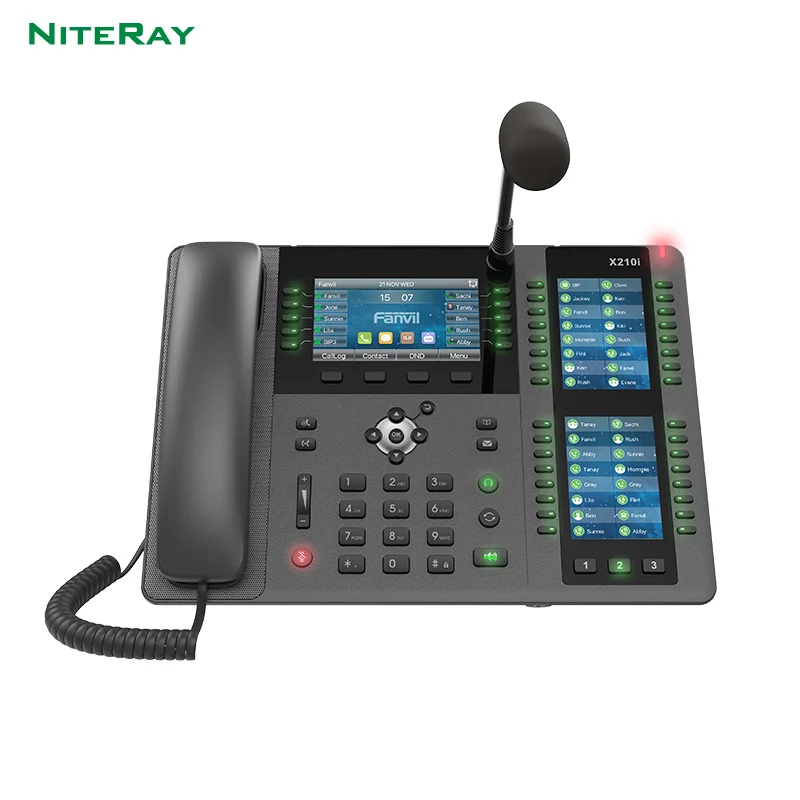 Multifunction Paging Intercom Console SIP Phone Control Center Telephone as Host Server for Office Enable Hotspot