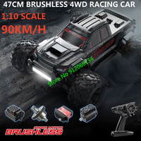 Professional 1:10 Drift Competition Brushless RC Car Truck 90KM/H 4WD Metal Transmission Off Road High Speed Radio Control Truck