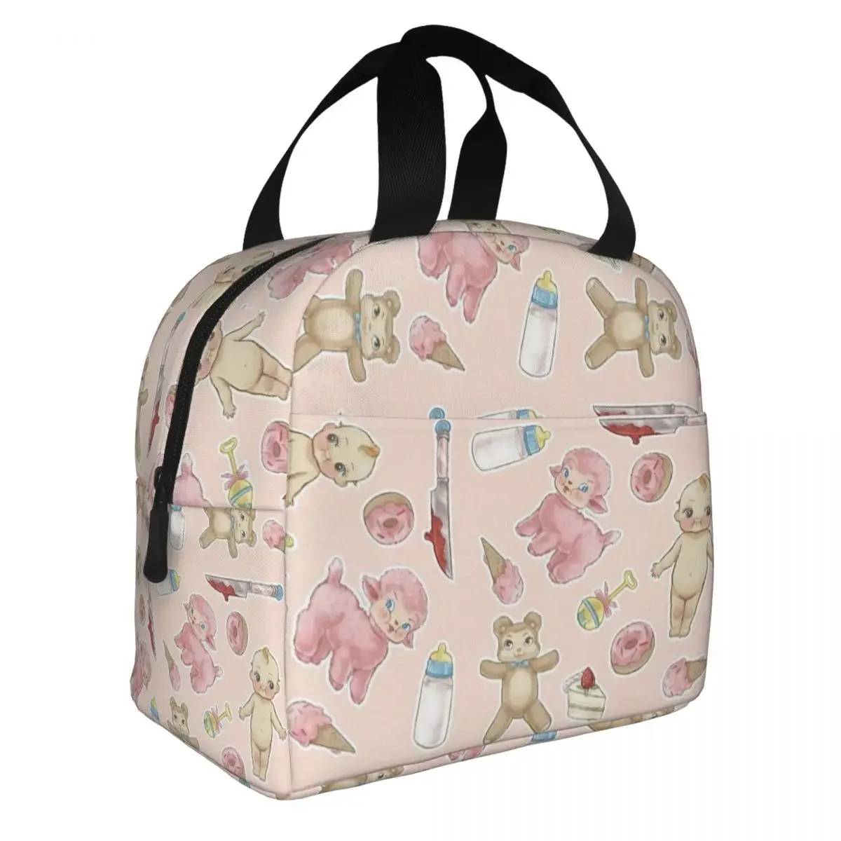 Portals Tour Fans Insulated Lunch Bag Cooler Bag Reusable Melanie Martinez High Capacity Lunch Box Tote Food Storage Bags Office