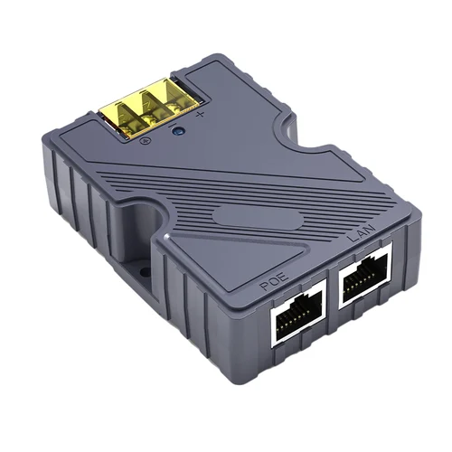 Imagen 2 del producto Inyector PoE 48‐57V 3A 10, 100, 1000mb/s ABS pasivo protección contra sobretensiones ESD 150W con LAN para Starlink Internet Kit satélite