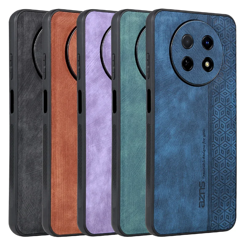 Custodia in vera pelle di lusso per Huawei Nova Y90 Cover posteriore Coque Custodia protettiva antiurto per Huawei Nova Y91 Custodia per telefono