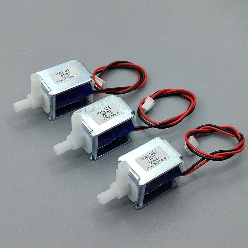 DC 6V 12V 24V küçük Mini elektrikli Solenoid vana normalde kapalı N/C mikro su akış kontrol vanası çiçek sulama valfi