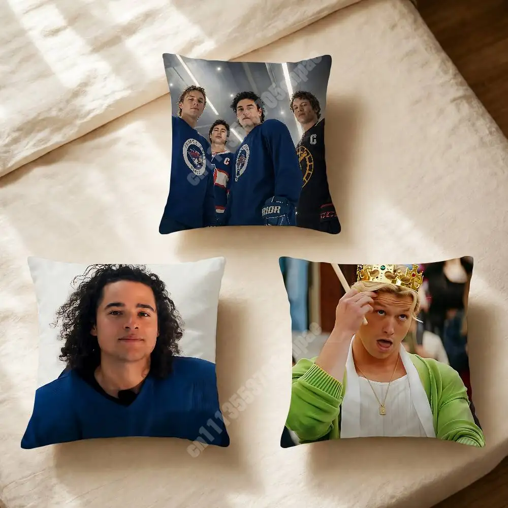 Off C-Campus TV Series Hockey Team Pillow Cover Cushion Case Sofa Couch Modern Apartment Decor Family Furnishing