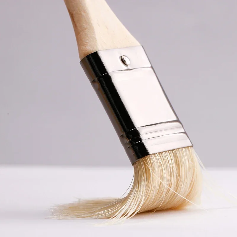 Gouache brush oil painting Acrylic pigment Bristle/wool hair brush pen Long handle scrubbing brush art watercolor hand-painted