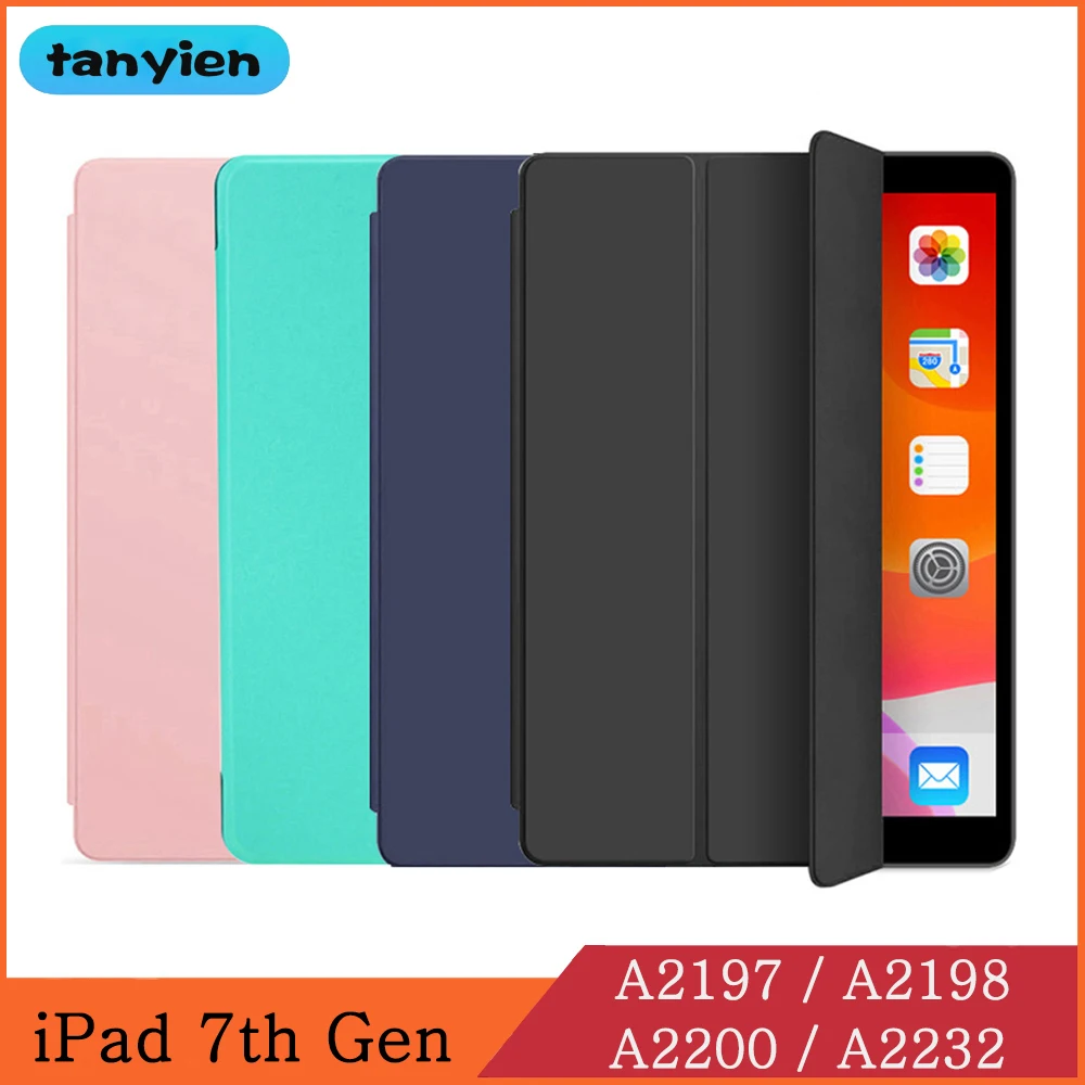 

For iPad 7 2019 10.2'' A2197 A2198 A2200 A2232 Trifold Magnetic Tablet Case For Apple iPad 7th Generation Stand Flip Smart Cover