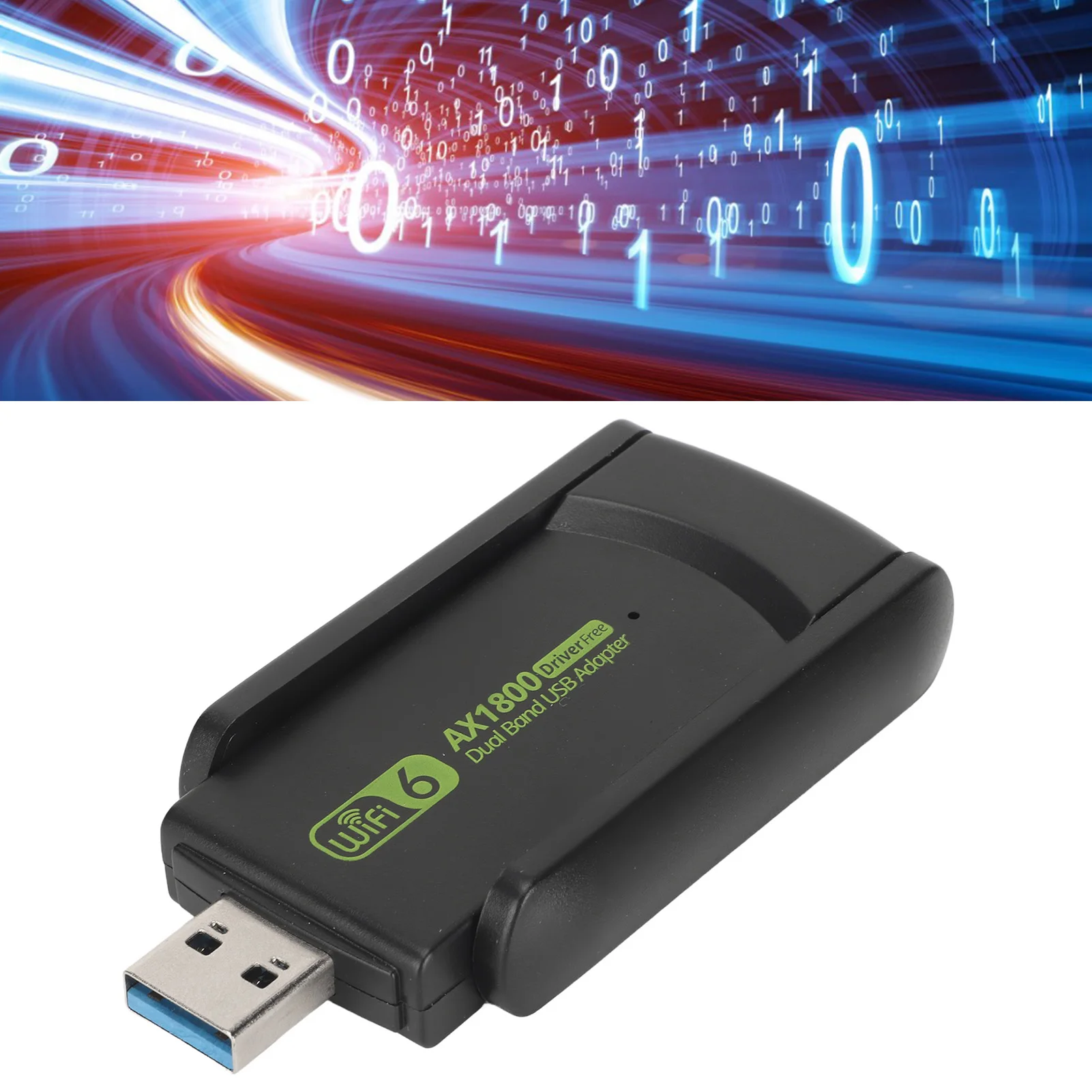 WiFi Dongle Stable USB 3.0 Dual Band 1201Mbps 573.5Mbps High Gain Antenna WiFi Adapter for Family  Travel PC WiFi Adapter