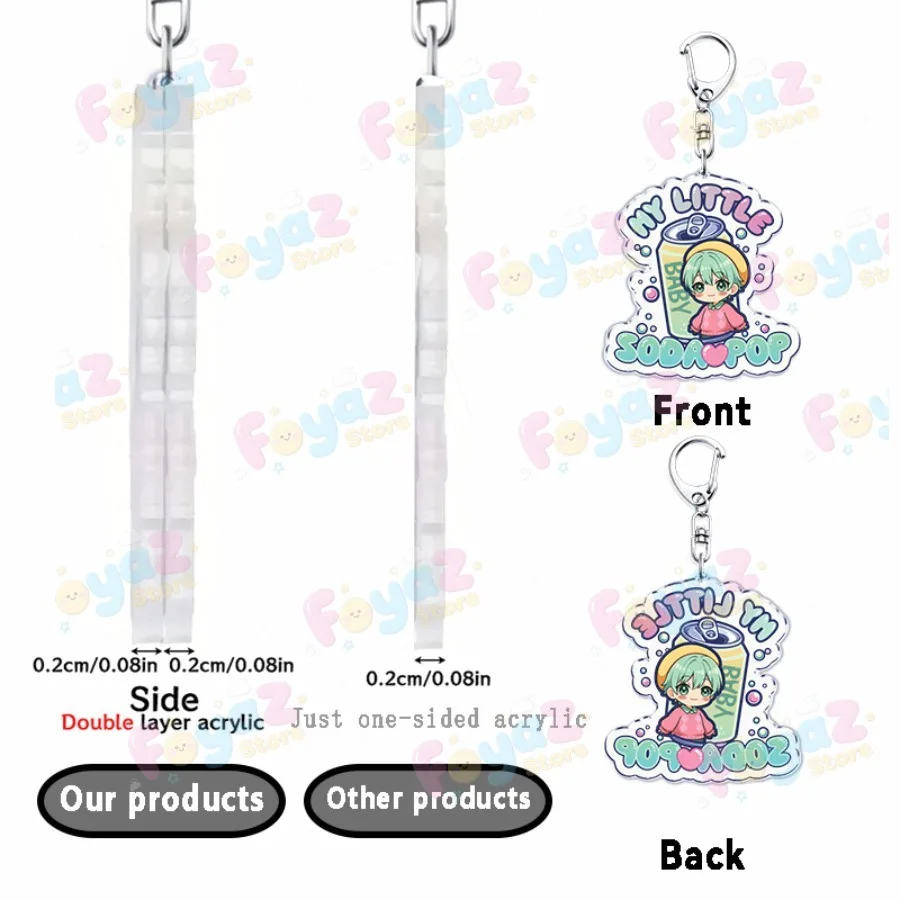 Kpop شيطان هنتركس ساجا بنين المفاتيح اكسسوارات حقيبة سحر رومي زوي جينو ديربي المرأة أقراط مجوهرات المشجعين الأصدقاء هدية #5