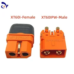 5PCS/3Pair Amass High Current Power Avionics Battery Plug XT60IPW-M/XT60I-F with Signal Pin