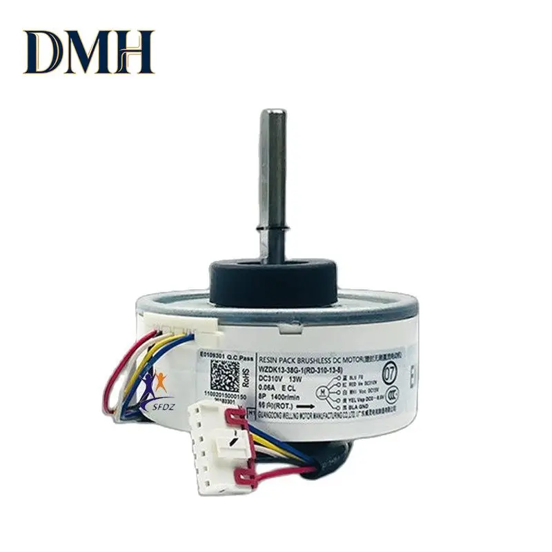 Inverter air conditioner fan DC brushless motor WZDK13-38G-1 RD-310-13-8