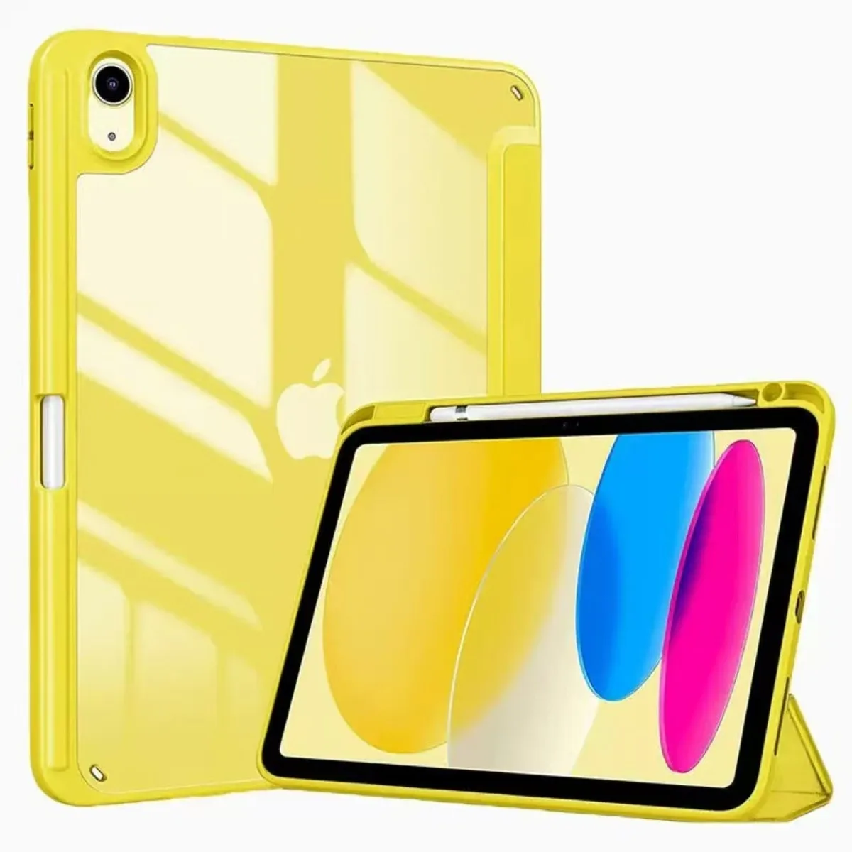 

Чехол для iPad (A16) 11-го поколения 11 дюймов (2025), iPad 10-го поколения 10,9 дюймов (2022) - Прозрачная задняя крышка