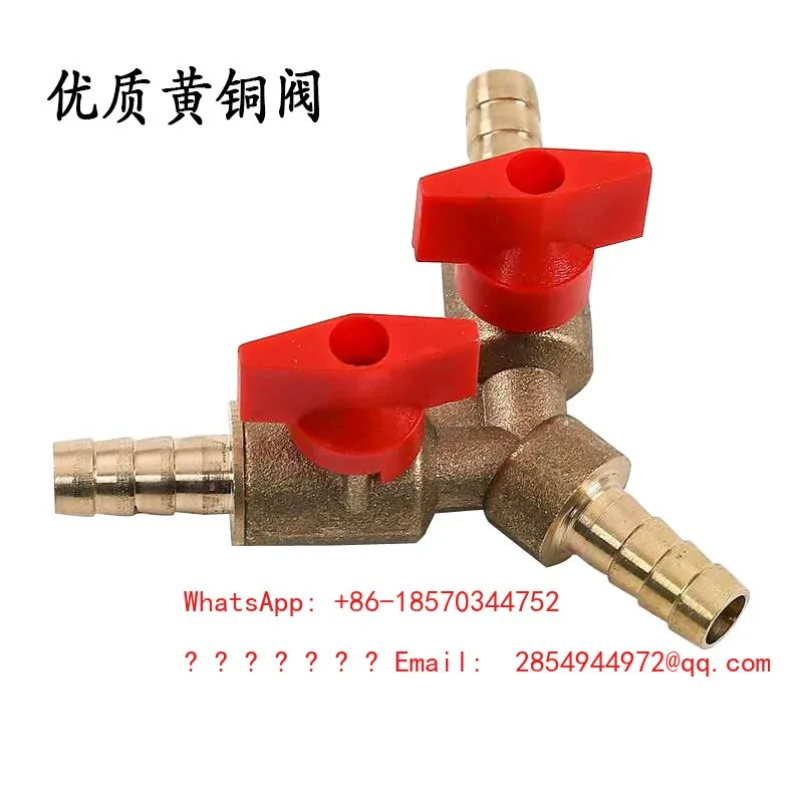 Outboard Vehicle Fuel Tank YouTube Brass 8-10mm Three-way Valve 2 in 1/1 in 2 Connectors