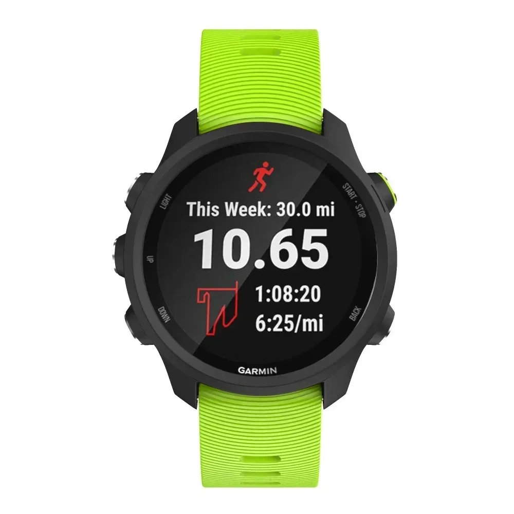 20mm Silicone Watch Strap Watchband for Garmin Vivoactive 3 HR Forerunner 245 645 Smart Wristband Bracelet Band Huawei Watch 2