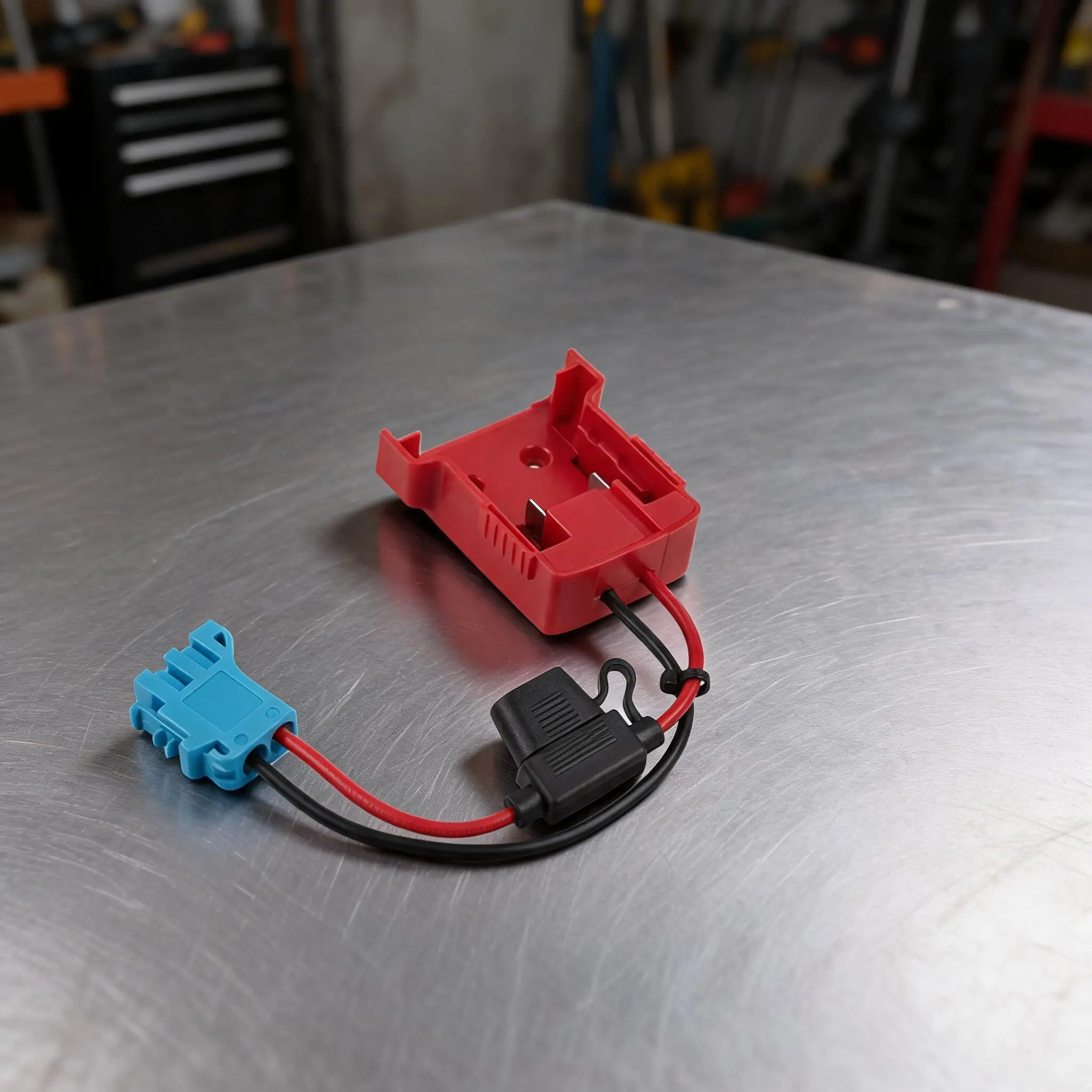 1pc 18V 20V Battery Adapter Replacement For Auxiliary Battery Charging For Children's Toy Car With 30A Fuse Easy Installation