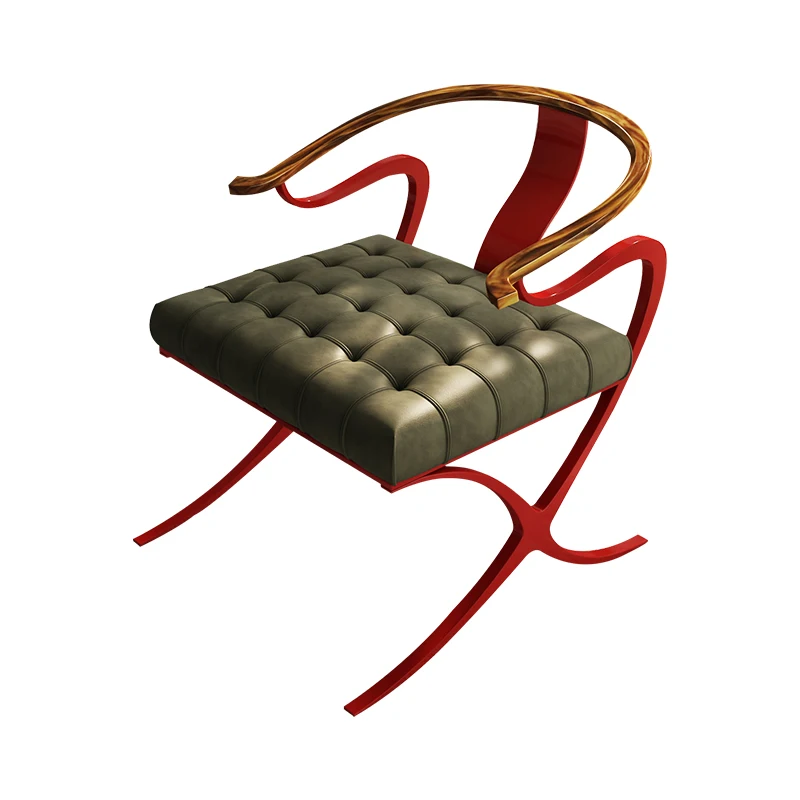 

Light luxury new Chinese style Taishi chair living room single sofa designer single chair