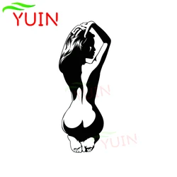 Naked Woman Sexy Back Girl Hot Car Sticker Fashion PVC Window Decoration Cars Styling Motorcycle Accessories Waterproof Decal