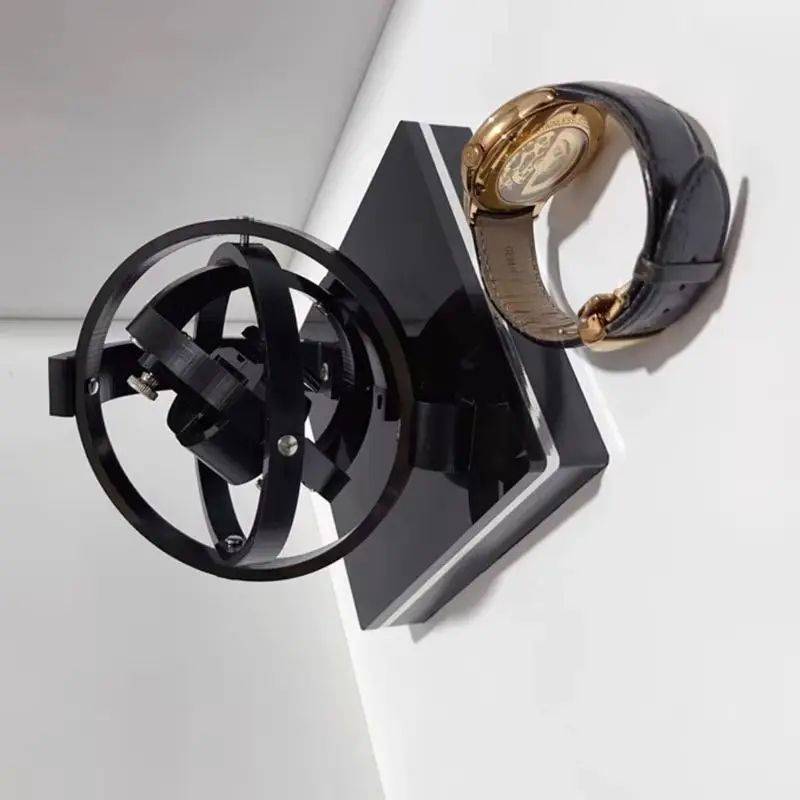 Automatic Mechanical Watch Winder - Quiet Operation Low Magnetic Interference Rotation Box for Watch Care