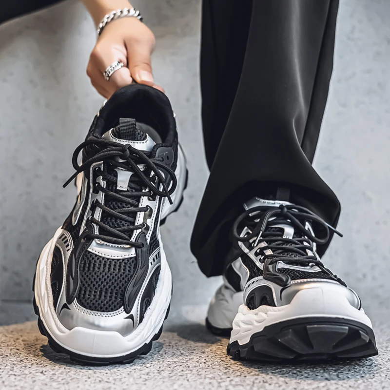 

Модная мужская повседневная спортивная oes Breathable Me Thi Bot Hong Kong Sle Faionable Dad oes Удобная всесезонная одежда