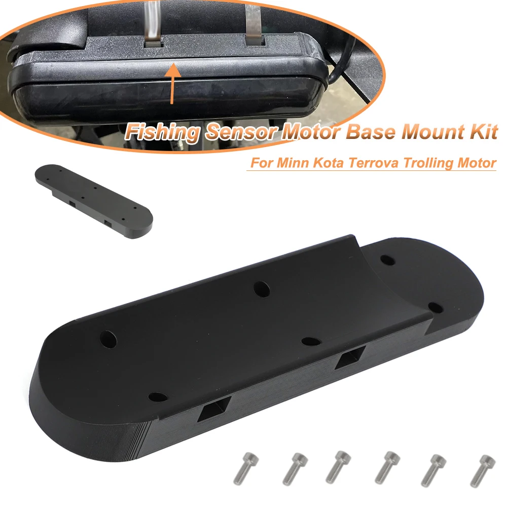 For Minn Kota Terrova Trolling Motor For Fishing Sensor Motor Base Mount Kit Lowrance Active Imaging 3-In-1