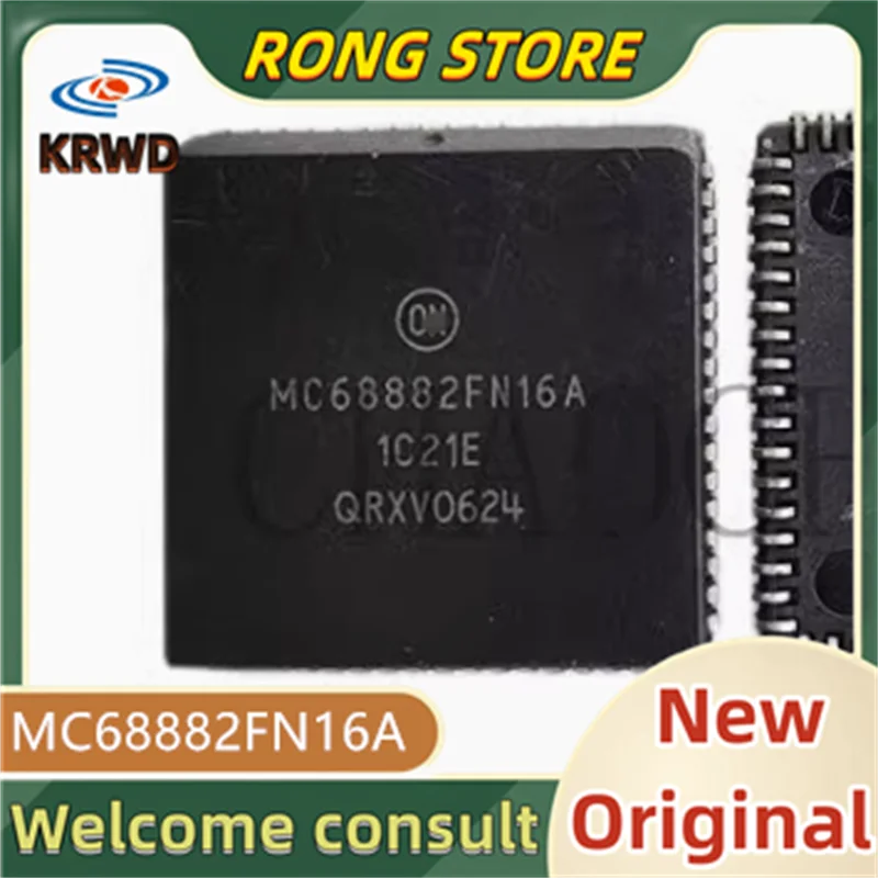 

1PCS MC68882FN16A New and original MC68882FN16 MC68882FN1 MC68882FN PLCC68