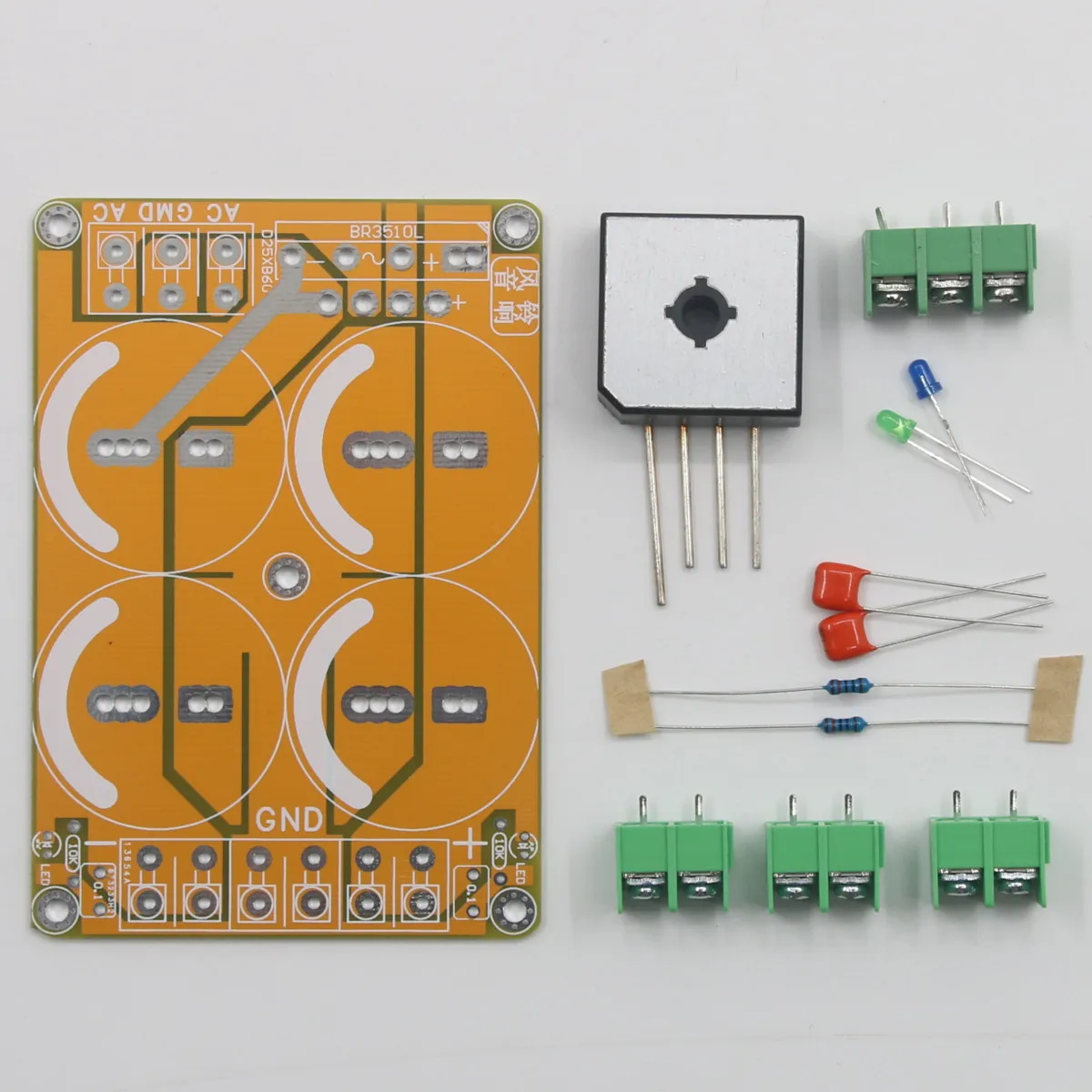 HiFi Dual Power Supply Rectifier Filter Board 35A Power Supply Board Kit For Amplifier PSU