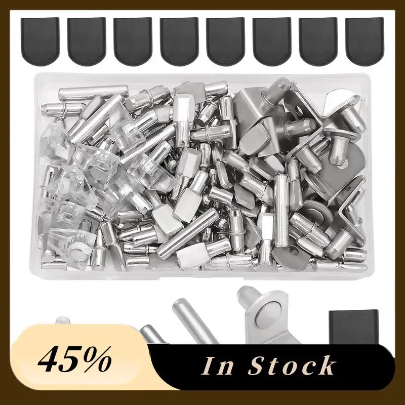 

A60Z112 шт. 5-стильный набор гвоздей для полок, металлический опорный штифт для полки, подходит для кухонного шкафа, опорный штифт для книжного шкафа и Pinmay