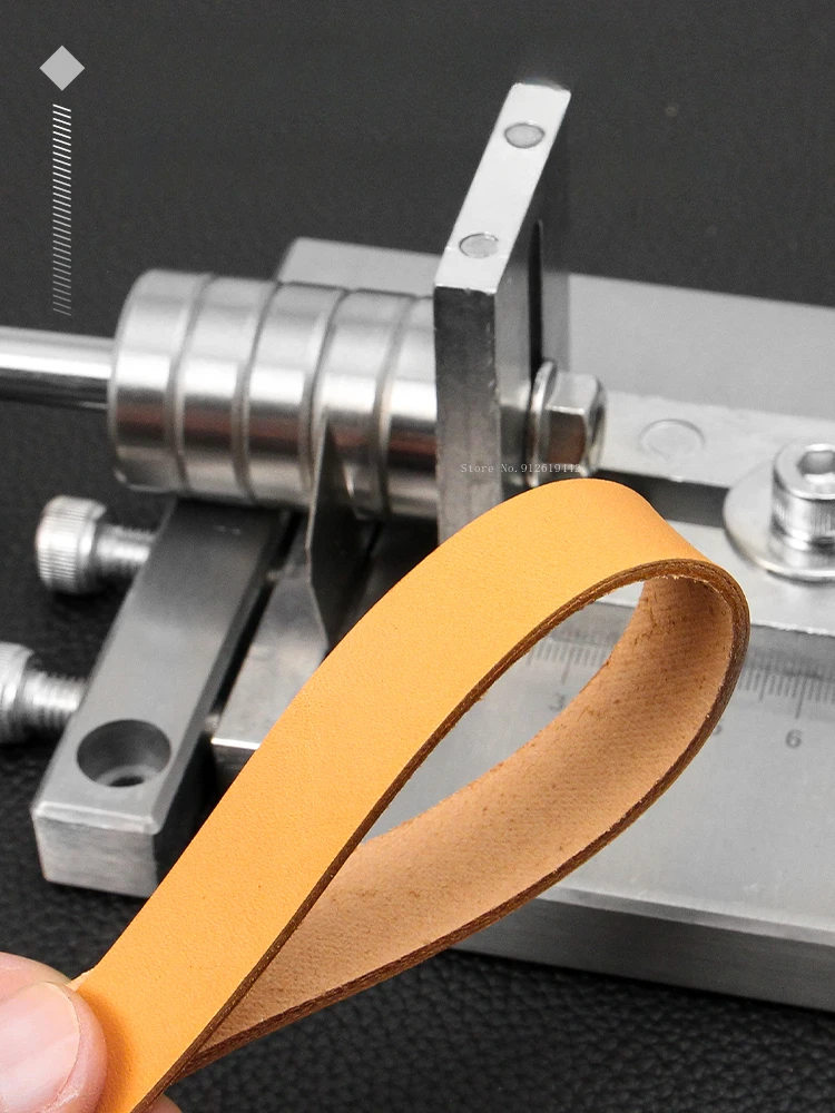 Coupeur professionnel de sangle en cuir, lames tranchantes, Machine de découpe de bande de ceinture réglable, séparateur, outils de coupe manuels, artisanat du cuir, PG-90