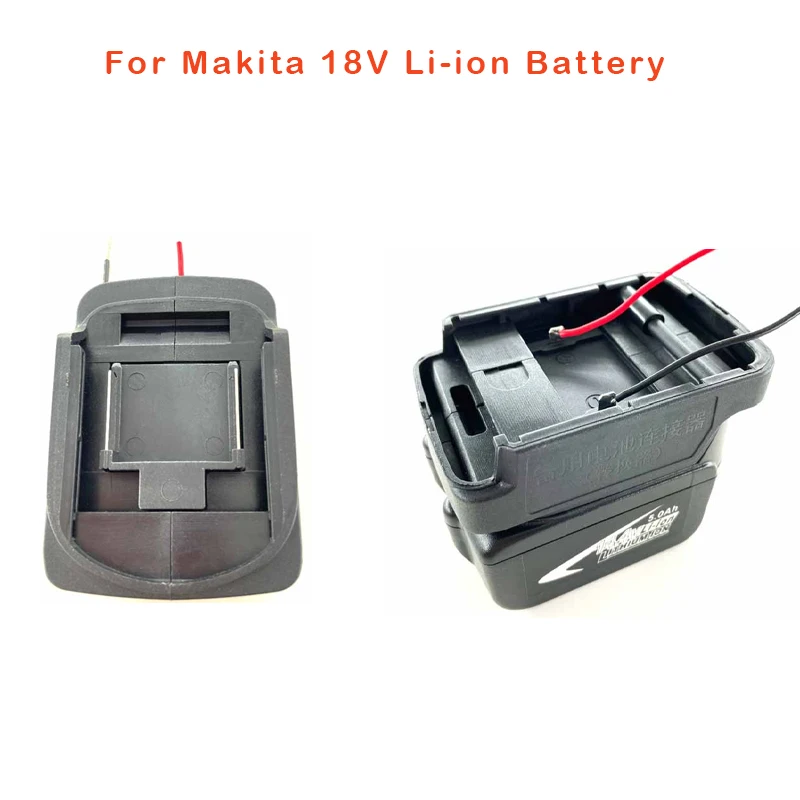 Diy Adaptador para Makita 18v Li-ion Battery Power Mount Connector Adaptador Dock Holder Power Wheels rc Robotics Tool