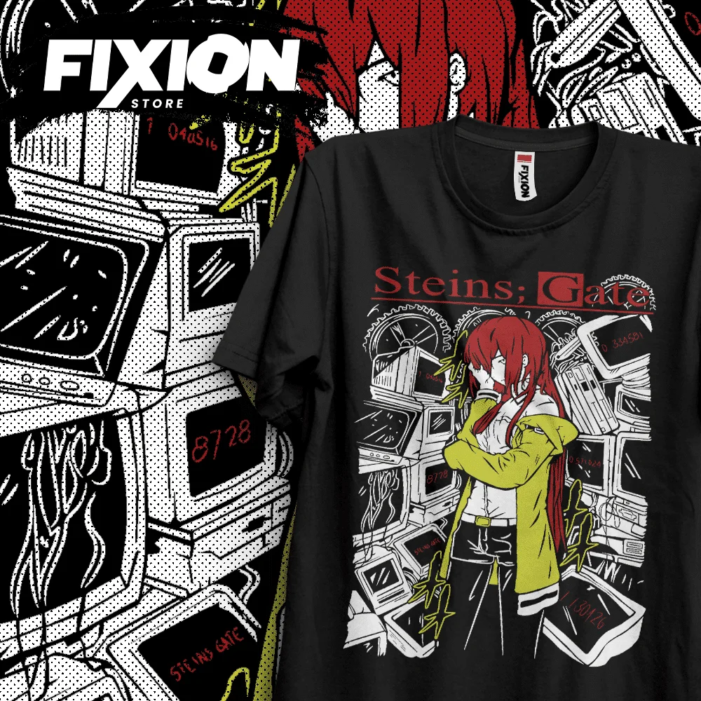 Camiseta para Anime Steins Gate # MA [N], camiseta de Manga