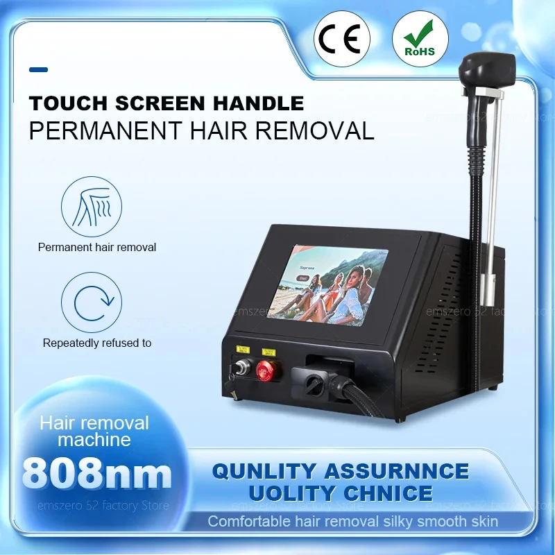 

2024 Новый диодный лазер, Профессиональный аппарат для удаления волос 755 808 1064nm Ice Platinum 2000W, мощное оборудование