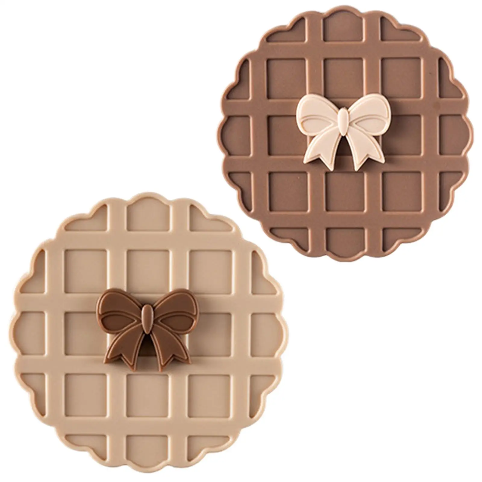 Purse Mirror Waffle Pattern Pocket Makeup Mirrors Round Cosmetic Accessories for Checking Appearance Hair Styling Outdoor