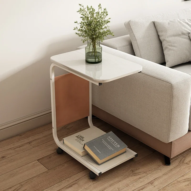 

Movable Simple Sofa Side Table Side Cabinet Shelf Small Table