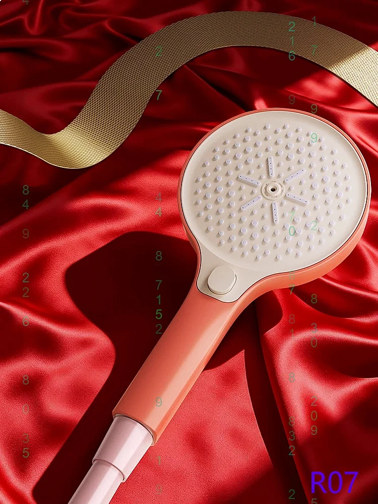 High‑Pressure Rainfall Shower Head, Pressure‑Boosting Water‑Saving Nozzle for Bathroom Use