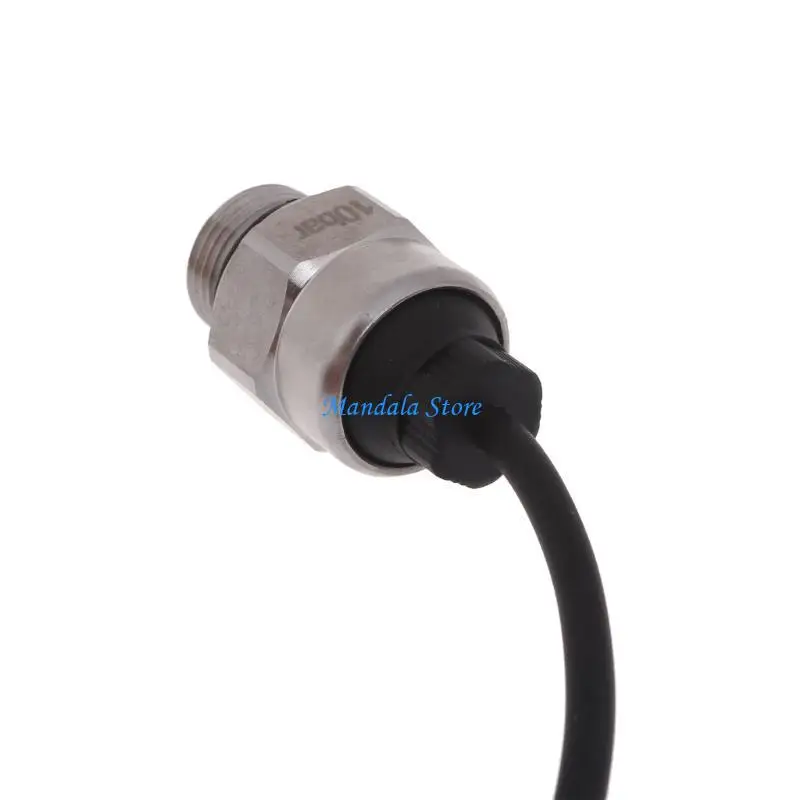 U2JC 3/8'' Stainless Steel Pressure Transmitter Transducer for Water Oil Pressure Gauges Transducer