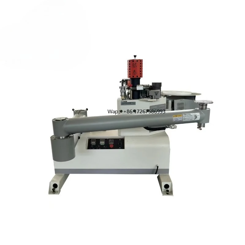 Latest Folding Arm Curved Edge Banding Machine for Aluminum Honeycomb Panel Furniture Manufacturing Wood Based Panels Machinery