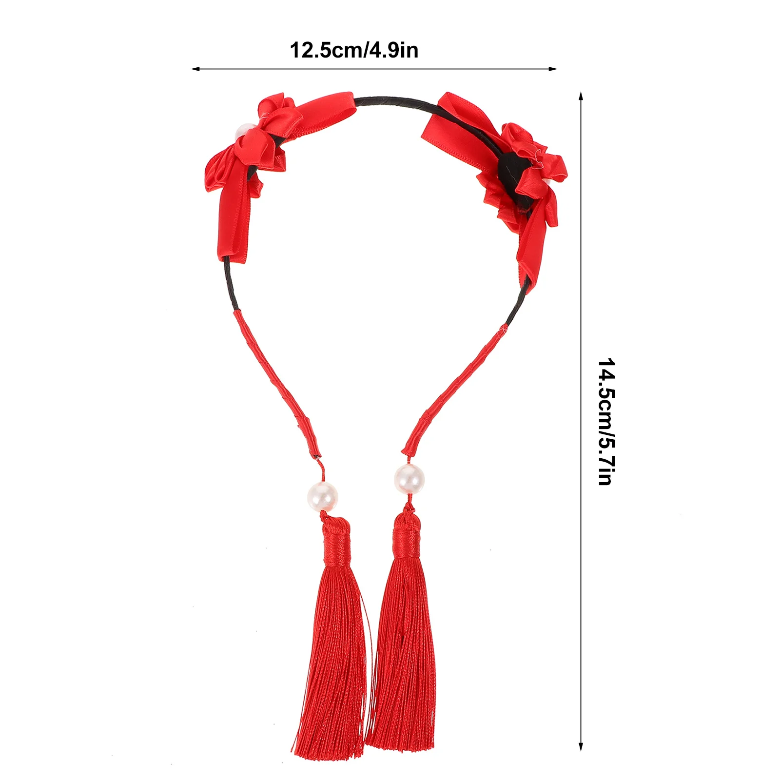 

1Pcs Flower Hairband Ethnic Style Kids Hair Hoop for Christmas Party Cosplay Birthday Children Headwear Cute Hair