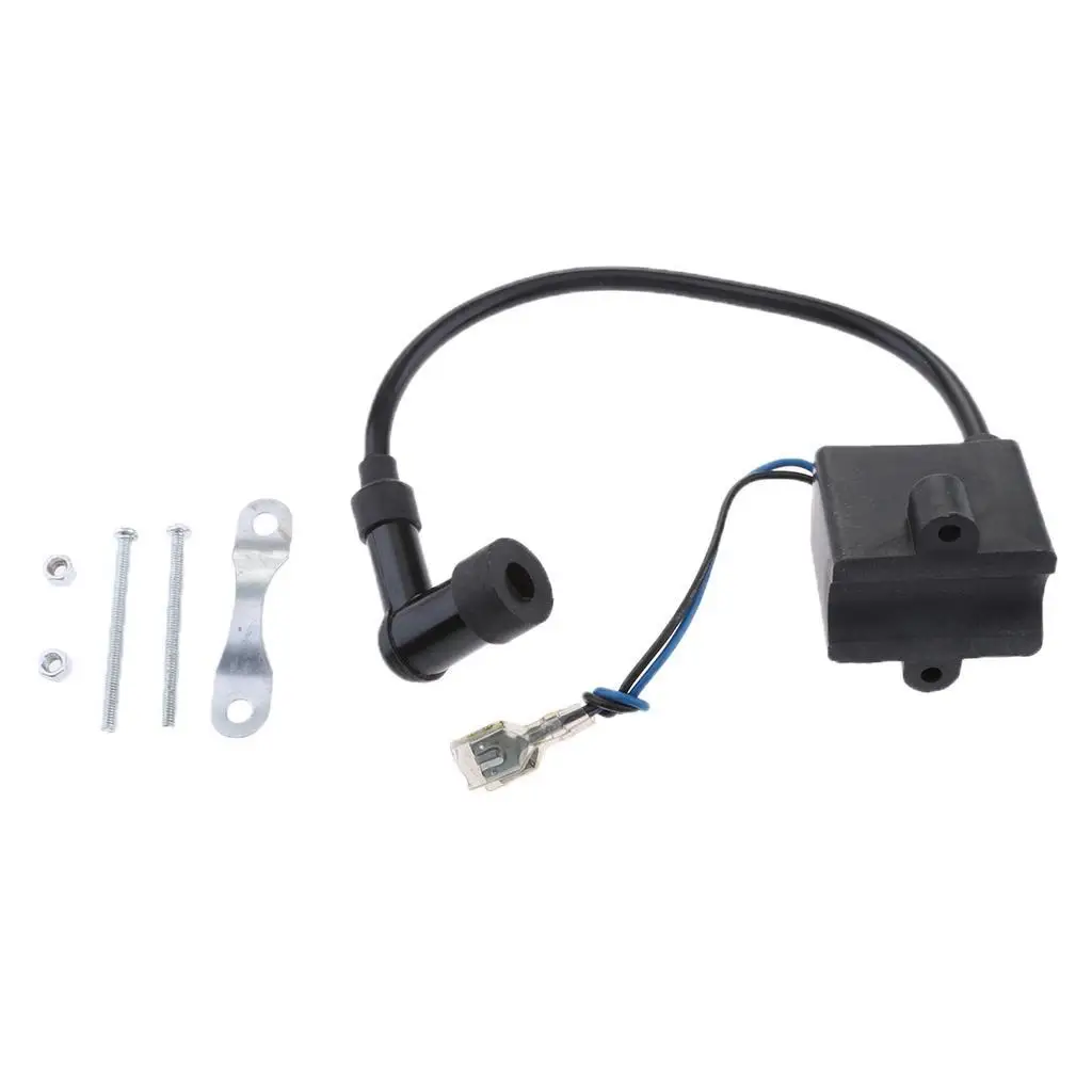 CDI Ignition Coil for 49-80cc 2-Stroke Engine Motorized Bicycle Black