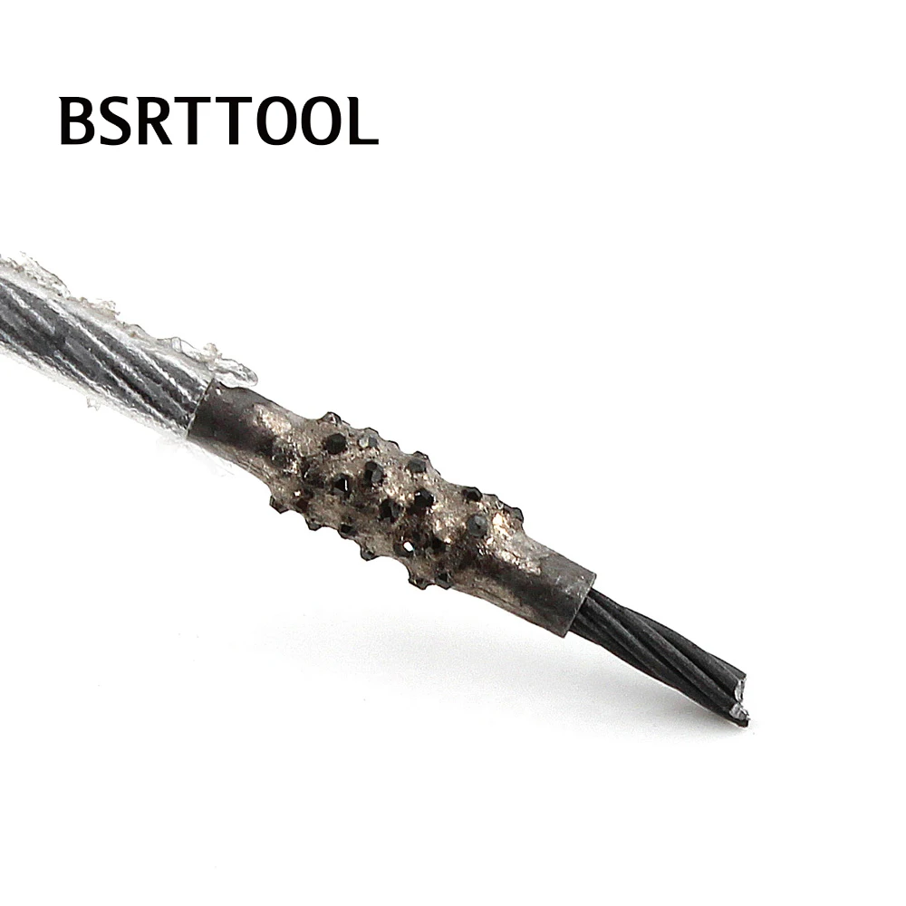 BSRTTOOL  2.2/4.0mm Diamond Wire Cutting Mining Rope Saw Metal Wood Stone Cutting Wire For Cutting Machine 1m/5m