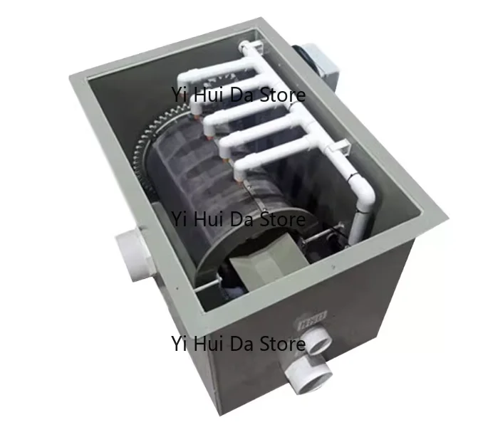 Microfilter, fish pond filter, aquaculture automatic backwash, koi pond, water circulation system, drum machine
