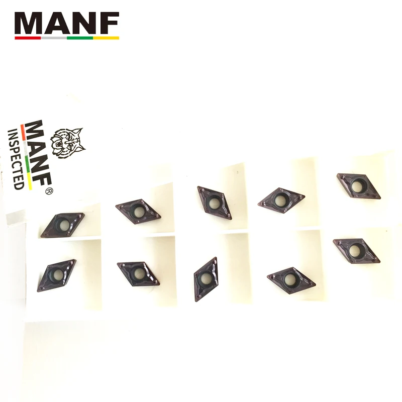 MANF Inserts en carbure DCMT070204-MV dans les outils de tournage, coupe-tour outils de tour, barre d'alésage Inserts support