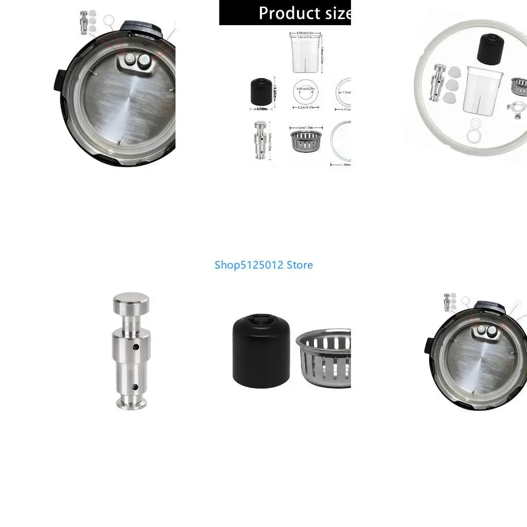 G8TC Heat Resistant Sealing rings Steam Release Handle Condensation Collector Cup for 5/6L Electric Pressure Cooker Accessory