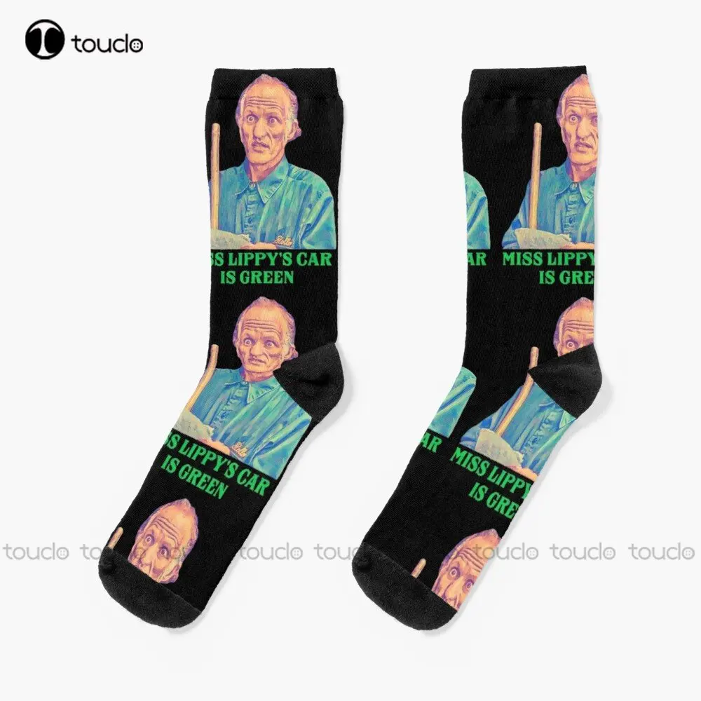 Miss Lippy’S Car Is Green - Billy Madison Janitor Socks Dance Socks Christmas New Year Gift 360° Digital Printing Streetwear